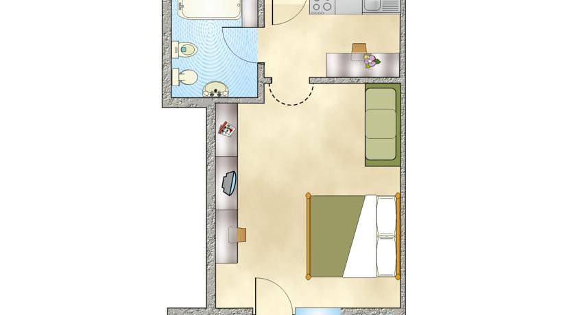 Mountain Living Apartments 산발렌티노알라무타 객실 사진